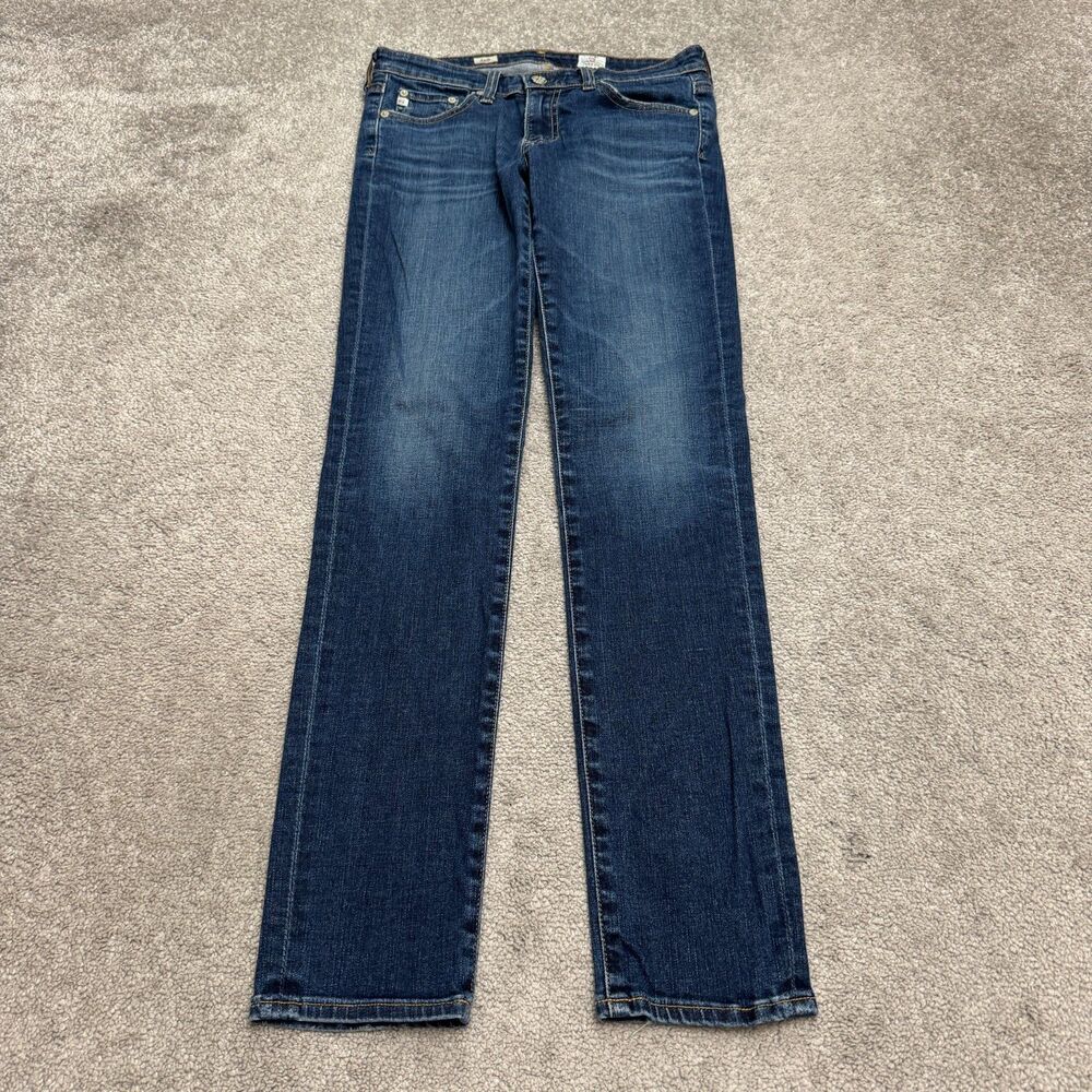 AG Adriano Goldschmied The Stilt Cigarette Leg Jeans Women 26R Dark Wash Stretch